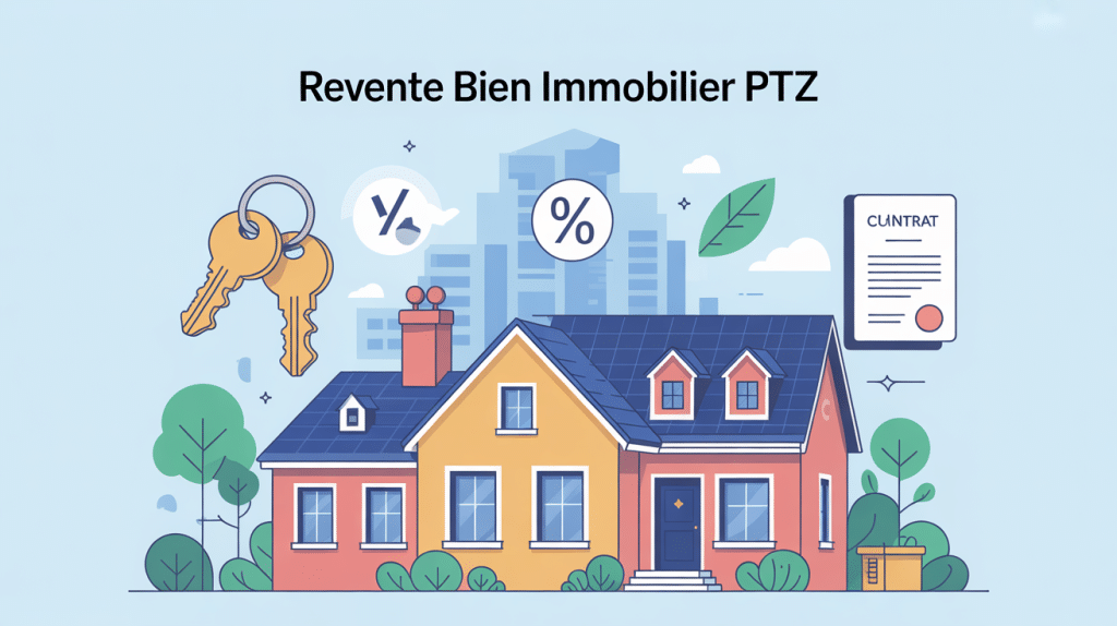 Astuce pour vendre avec un PTZ illustration revente maison