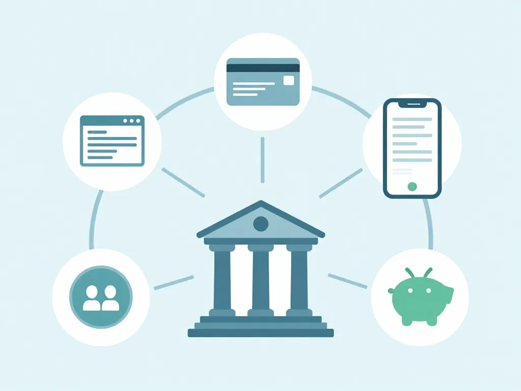 banque de l orme diagramme services comptes et crédits