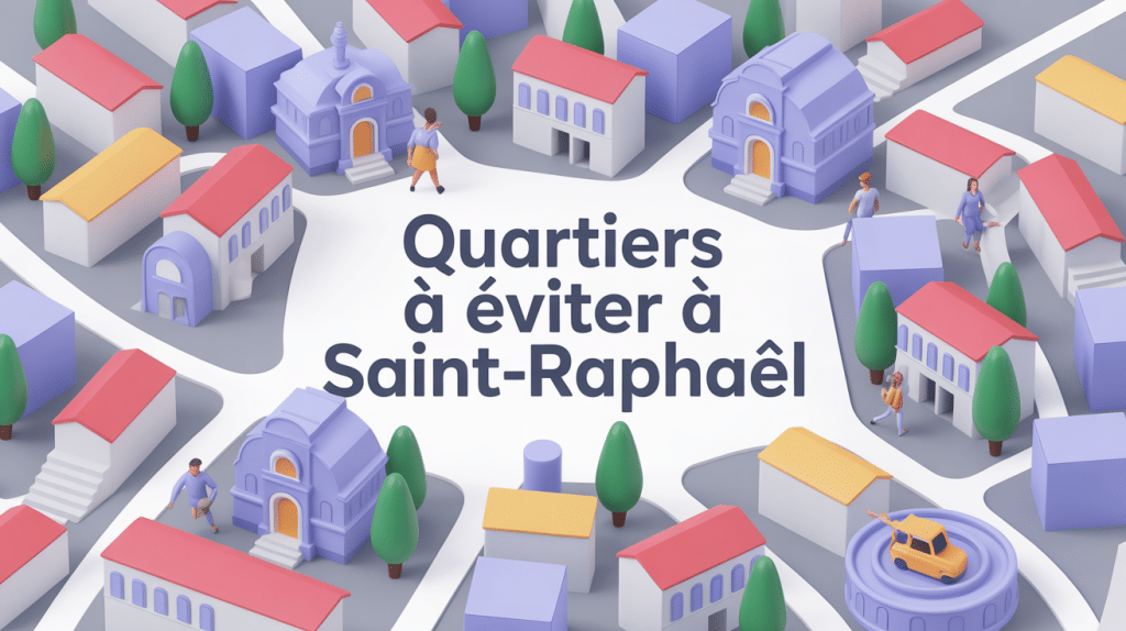 Illustration carte quartier a eviter saint-raphael
