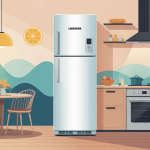 congélateur top liebherr exposé dans une cuisine contemporaine