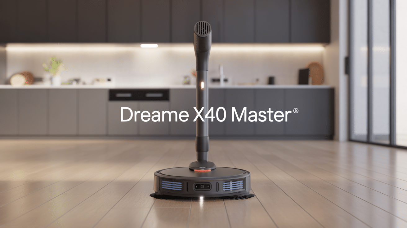 dreame x40 master test illustration robot premium avec base multifonction
