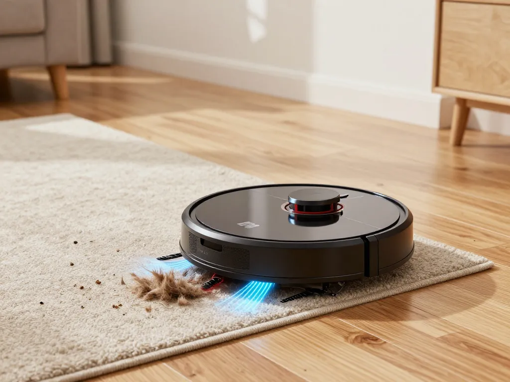 dreame x40 master test robot aspirateur nettoie tapis sol et poils d’animaux