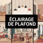 eclairage pour plafond illustration différents luminaires