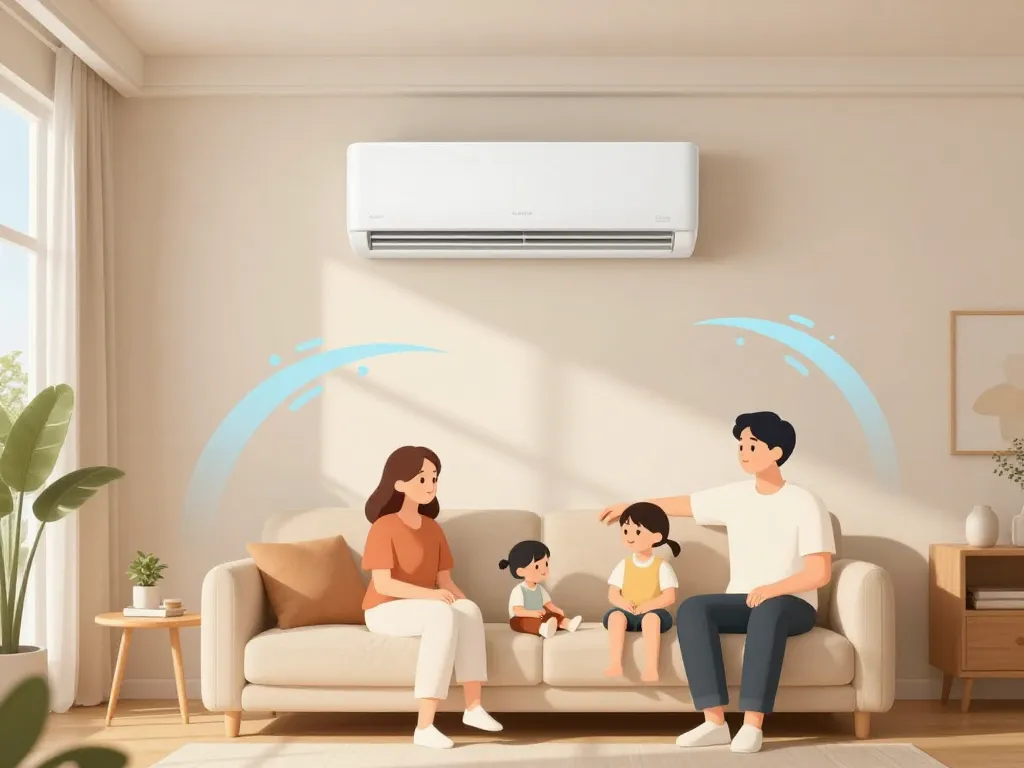 fujitsu climatisation confort intérieur illustration