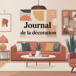 journal de la décoration illustration pièce tendance et créative