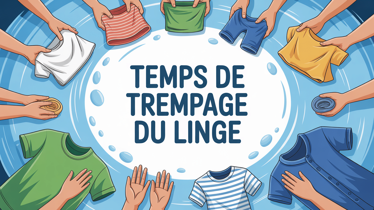 lavage à la main combien de temps laisser tremper linge dans bassine