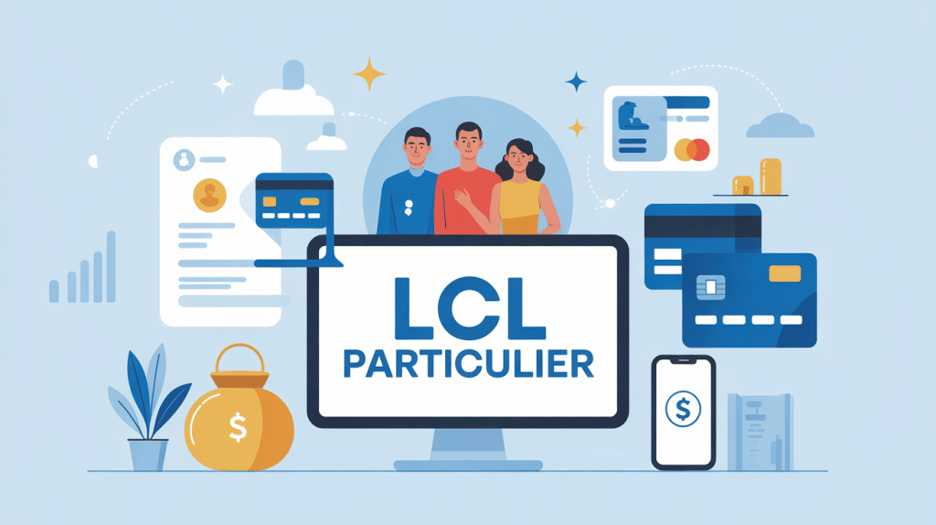 lclparticulier illustration gestion bancaire en ligne