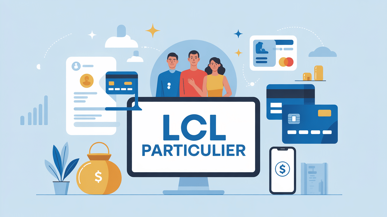 lclparticulier illustration gestion bancaire en ligne