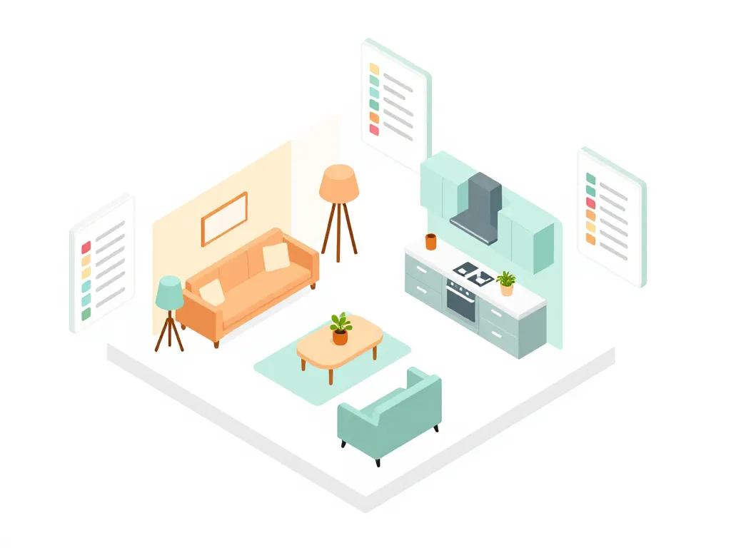 liste mobilier notaire exemple présentation structurée pièces