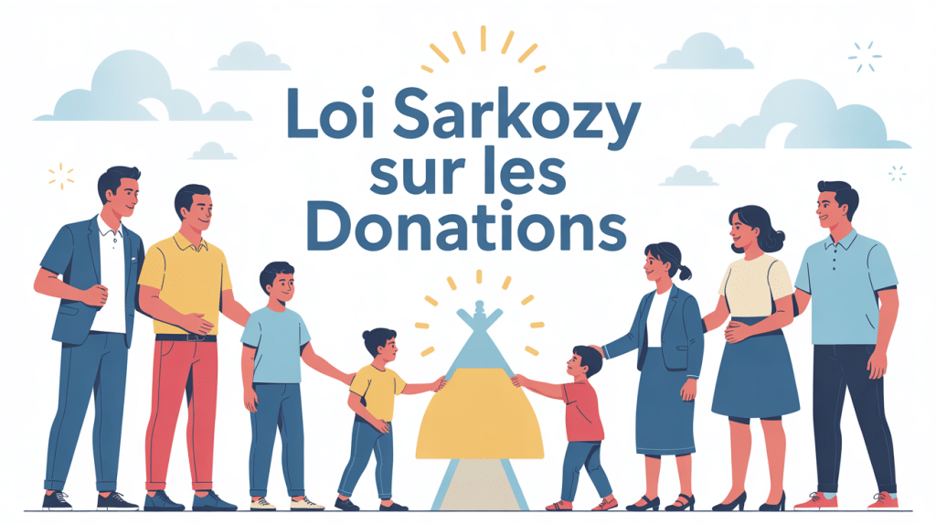 illustration loi sarkozy sur les donations transmission patrimoine