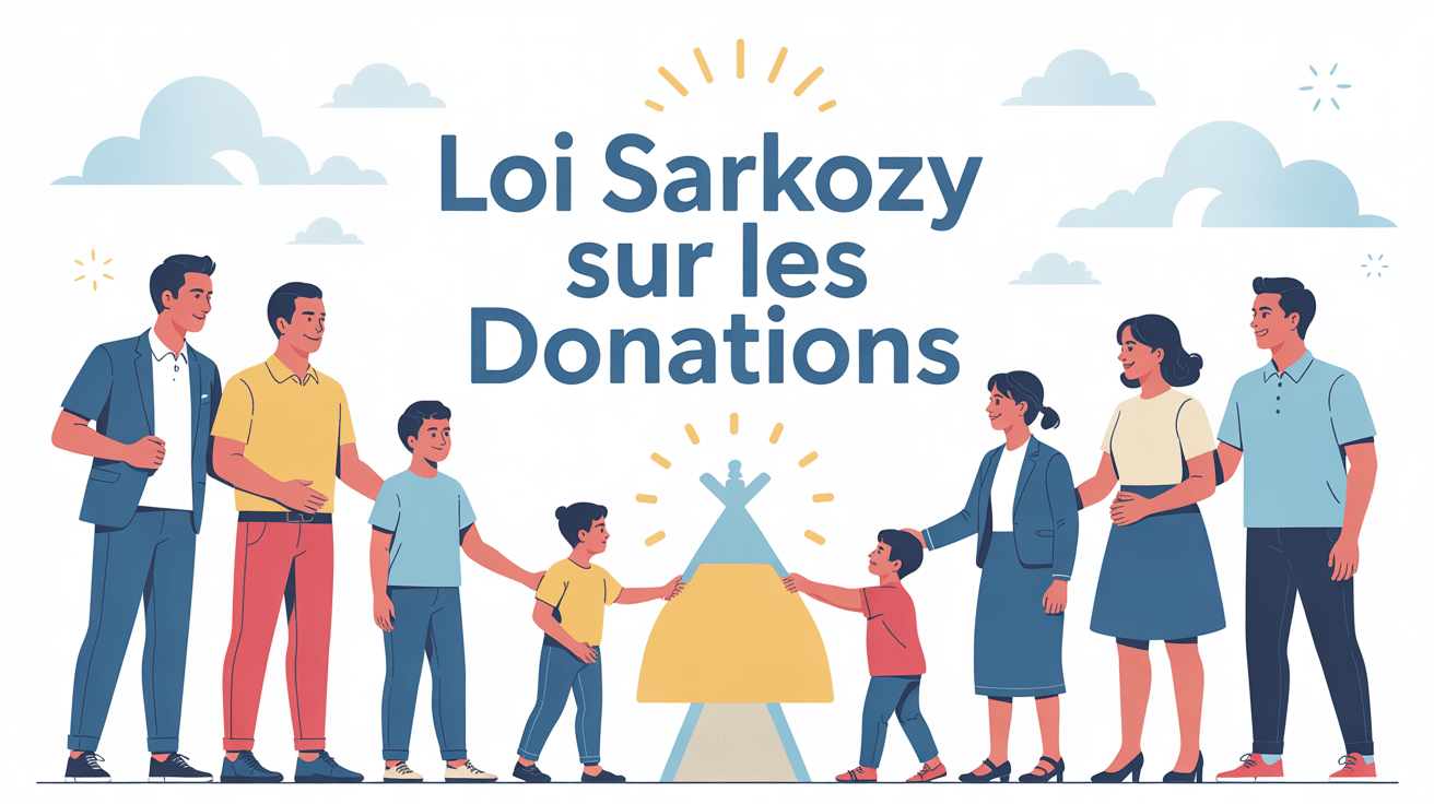 illustration loi sarkozy sur les donations transmission patrimoine