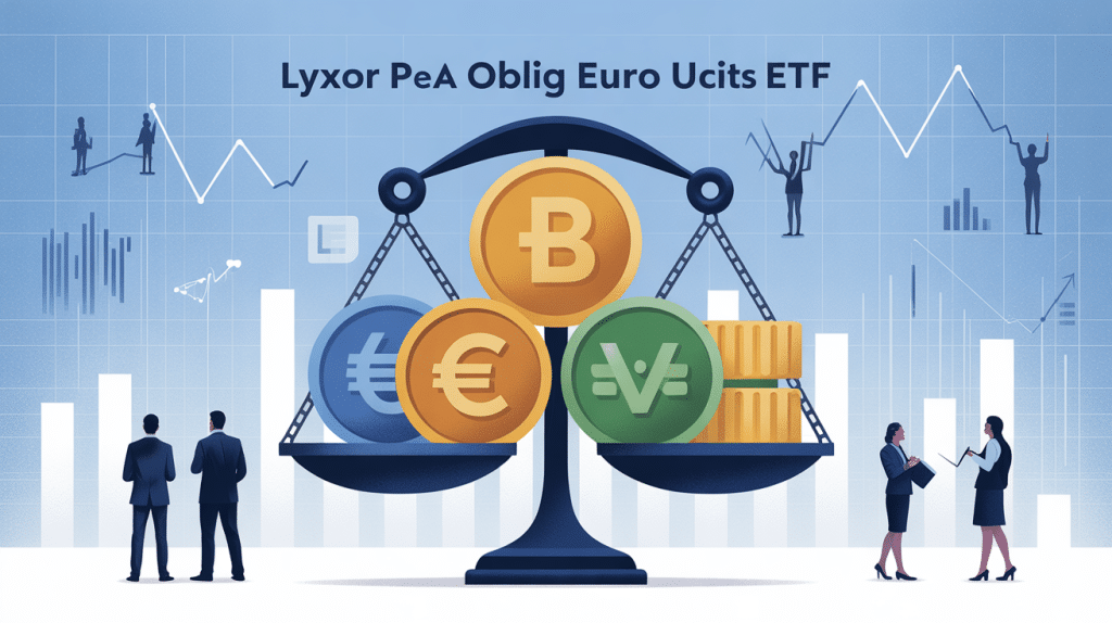 Infographie fonctionnement avantages lyxor pea oblig euro ucits etf