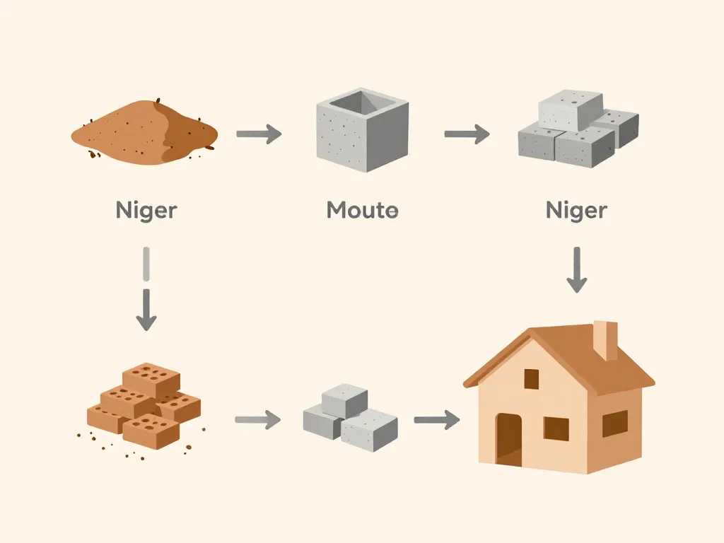 construction maison niger étapes matériaux