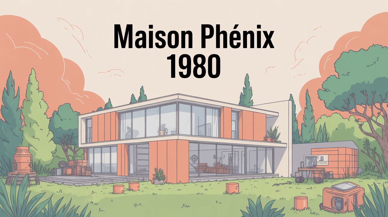maison phenix 1980 illustration globale rénovation