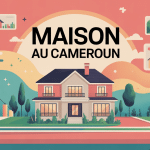 Vue globale marché immobilier maison au Cameroun