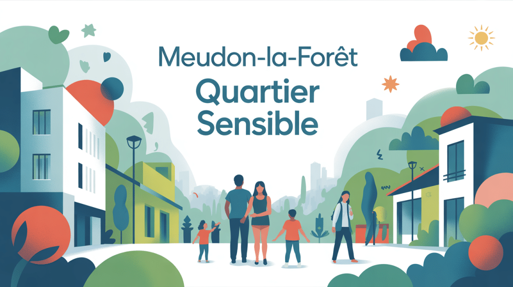 illustration meudon la forêt quartier sensible ambiance nuancée
