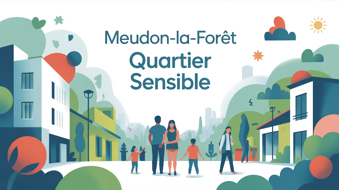 illustration meudon la forêt quartier sensible ambiance nuancée