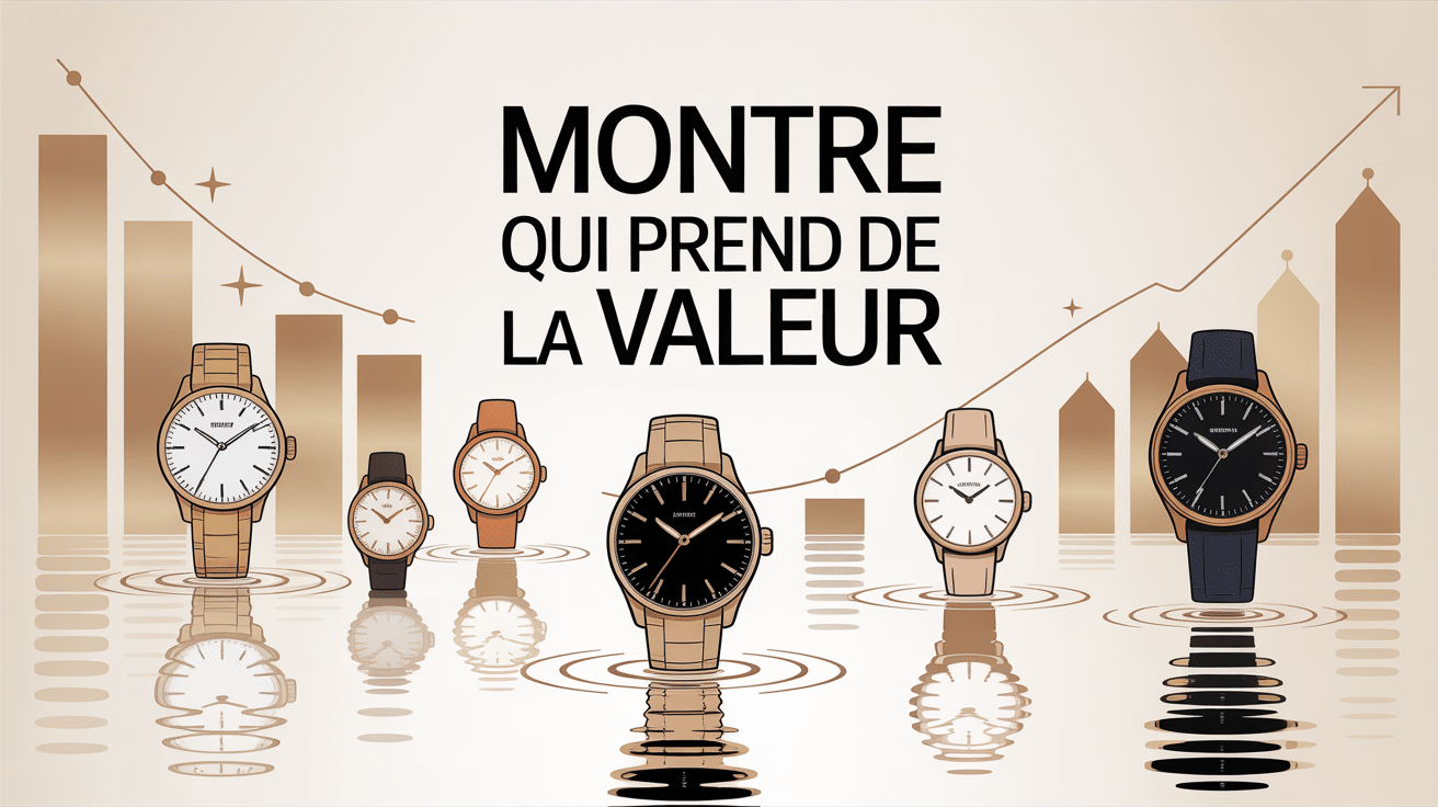 montre qui prend de la valeur illustration élégante