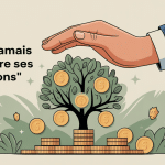 ne jamais vendre ses actions illustration stratégie bourse