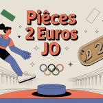illustration centrale piece 2 euros jo olympique