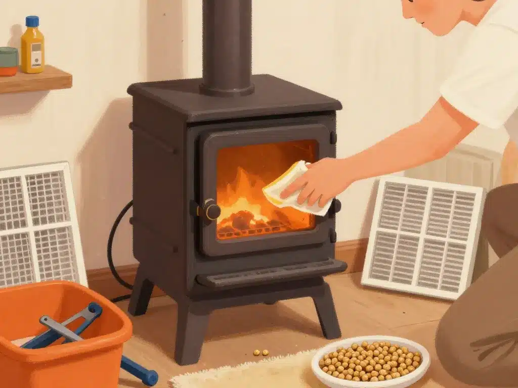 entretien poêle à pellet mcz problème routine maintenance