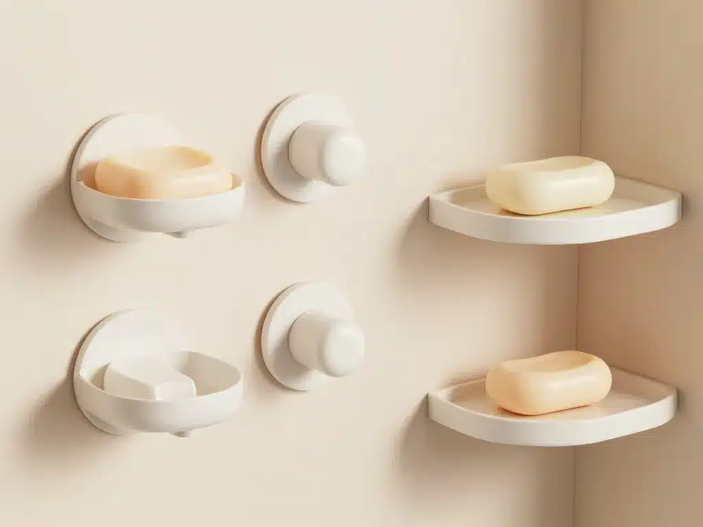 porte-savon pour douche comparatif modèles fixation et utilisation