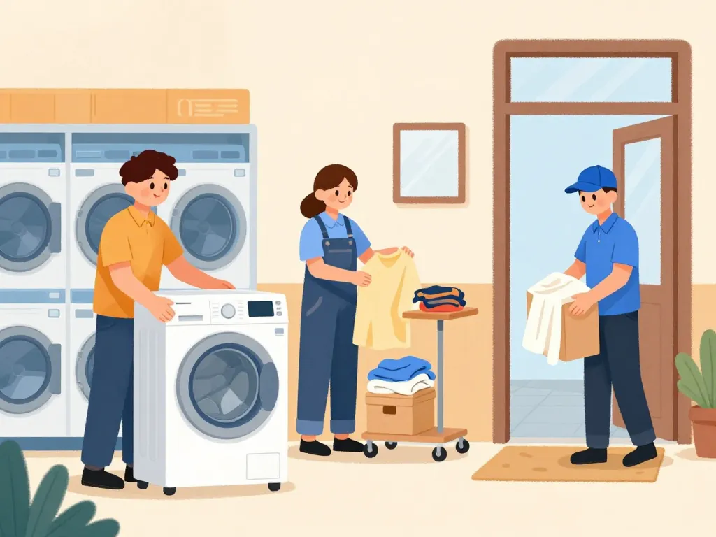 Différents services laverie marseille