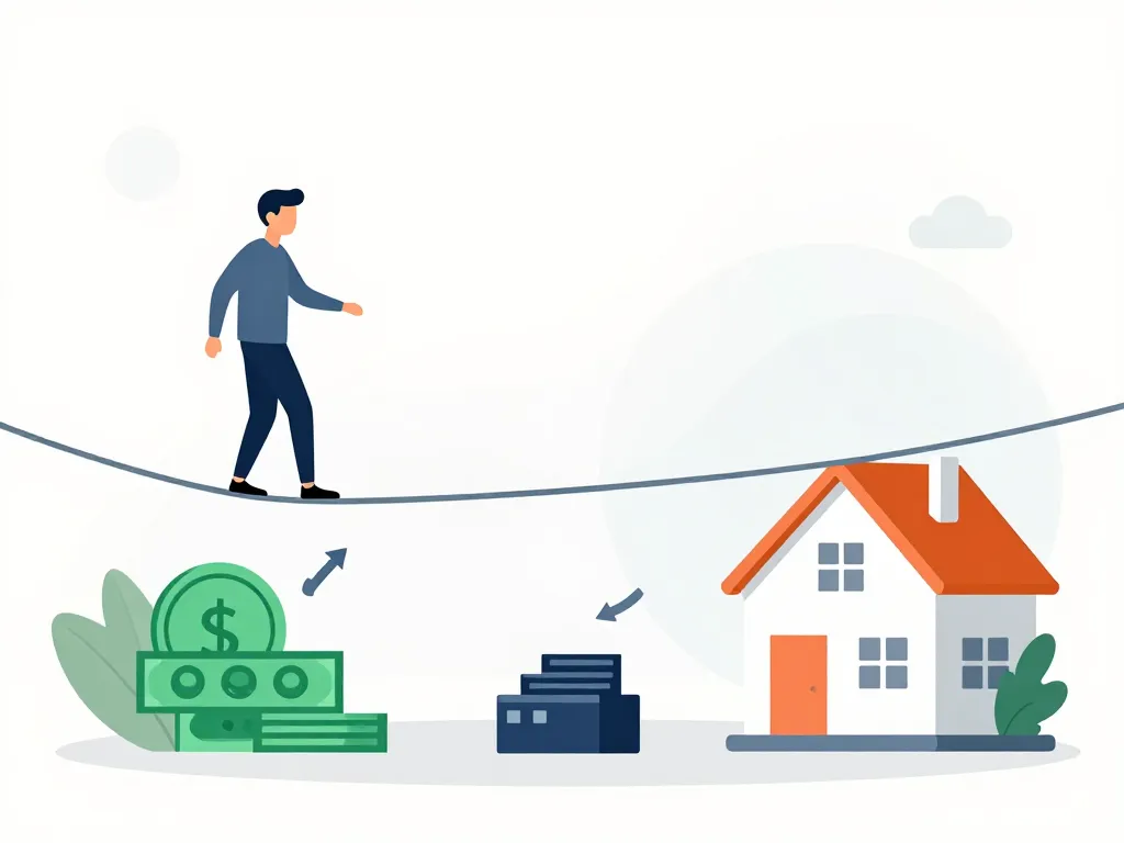 Illustration risques financiers signer un compromis de vente avant l'accord de la banque