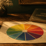 Cercle chromatique avec les 12 couleurs principales