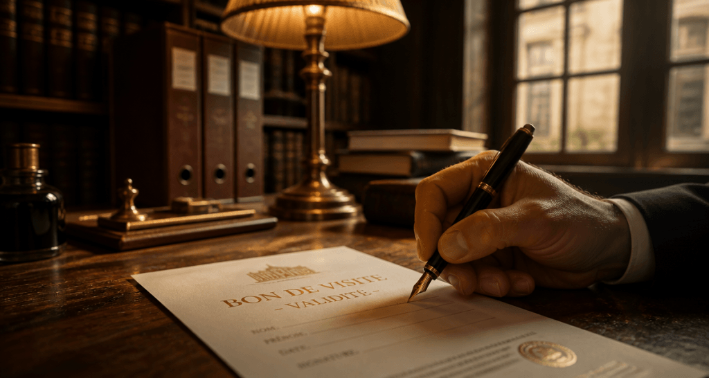 Durée de validité d'un bon de visite agence immobilière signature