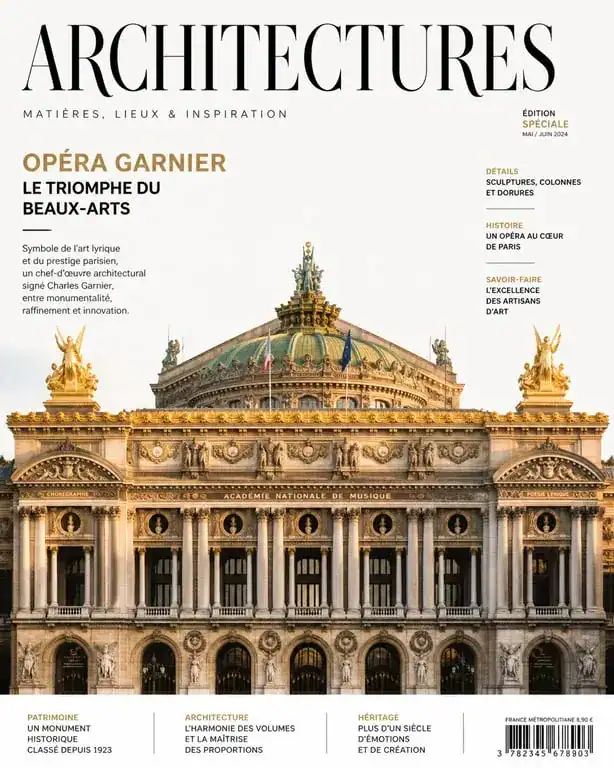 Façade monumentale de l'Opéra Garnier illustrant le style Beaux-Arts
