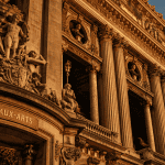 Façade Opéra Garnier style Beaux Arts ornements dorés
