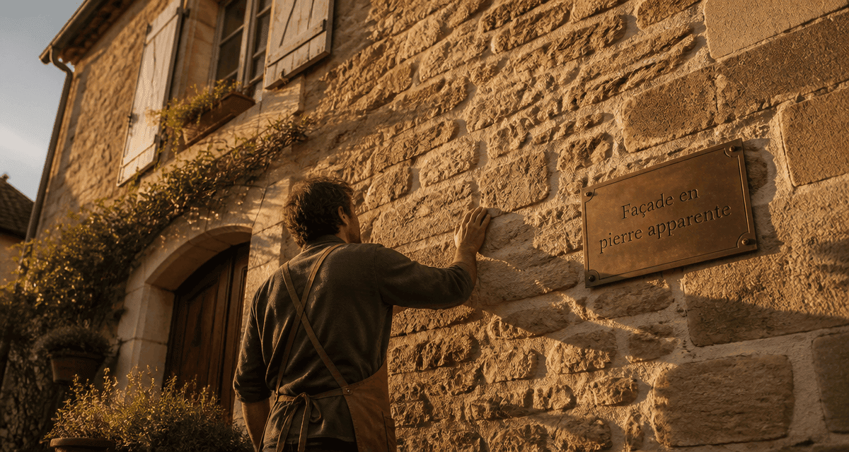 facade pierre apparente maison ancienne artisan