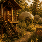 habitats insolites cabane dôme yourte forêt