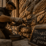 prix joint de pierre au m2 mur ancien rejointoiement