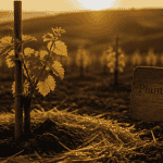 Quand planter vigne jeune plant tuteuré