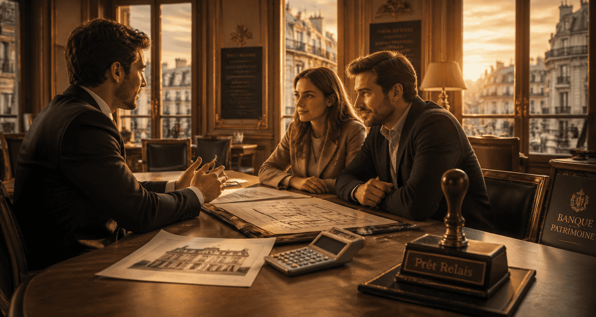 Quel est la meilleure banque pour le prêt relais, discussion en agence
