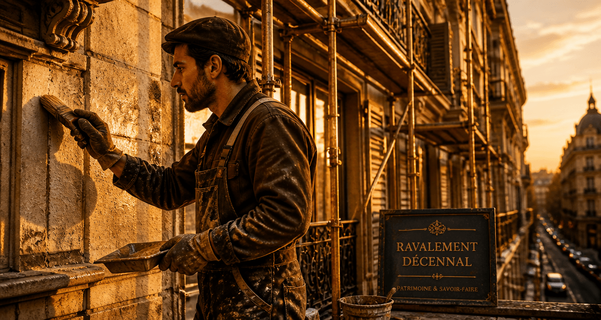 ravalement de façade tous les combien immeuble en travaux