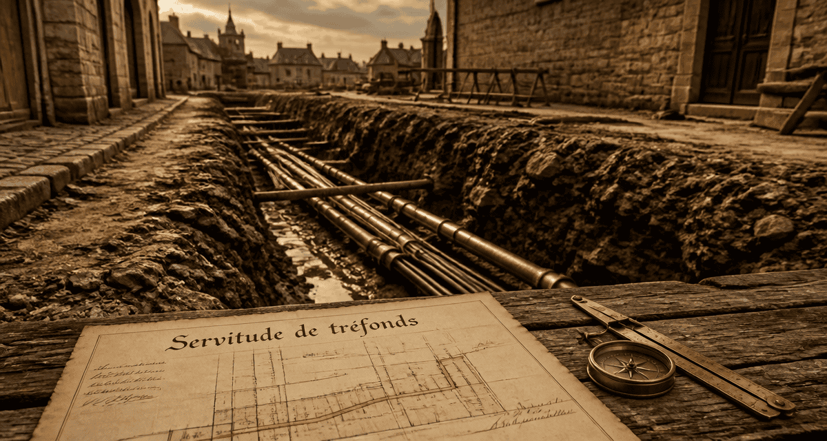 servitude de trefond tranchée terrain