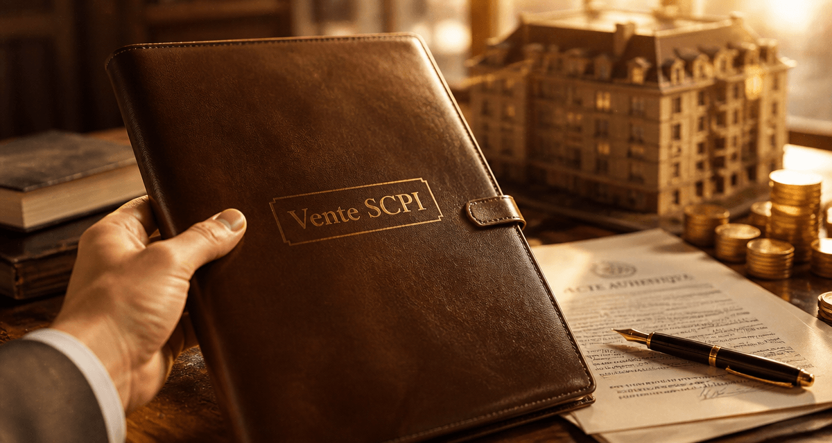 vendre scpi dossier pièces or