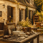 vide maison 37 objets brocante en cour
