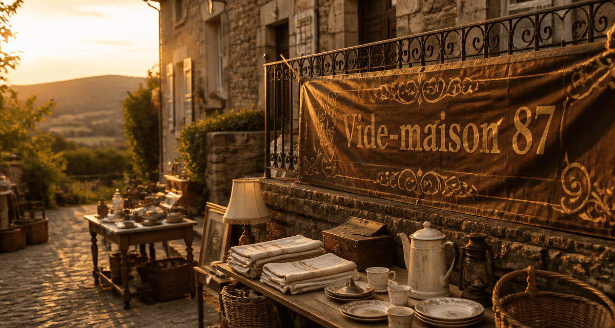vide maison 87 objets anciens cour maison
