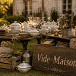 vide maison Loiret tables objets anciens