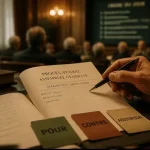 Abstention vote ag copropriété et recours juridique