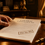 flat taxe assurance vie contrat et calculatrice