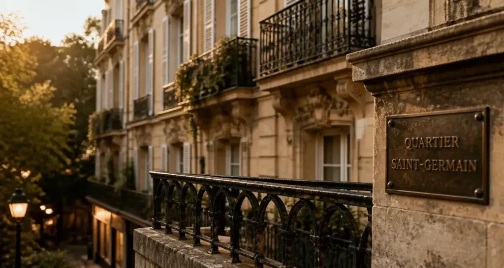 Immeuble haussmannien 6e, quartier le plus cher de paris : immobilier de luxe Paris Île de la Cité vs Saint-Germain