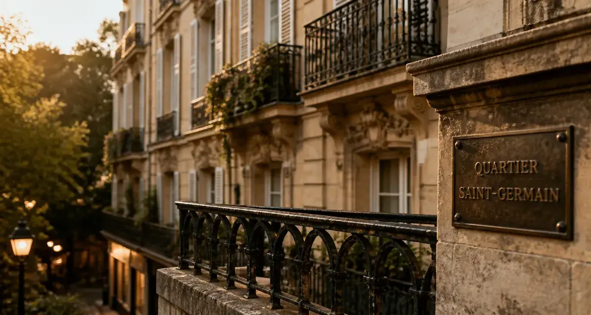 Immeuble haussmannien 6e, quartier le plus cher de paris : immobilier de luxe Paris Île de la Cité vs Saint-Germain