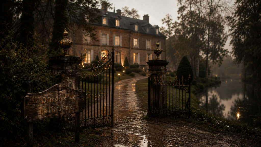 Maison Alain Delon Douchy prix au Domaine de la Brûlerie sur 120 hectares