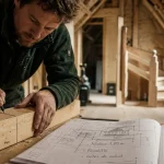 Aménager des combles : chantier sous 1,80 m et pente 30°