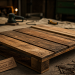Bois de palette meuble : table basse DIY poncée et finie